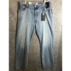 Levis Jeans Womens 501 '90s 34x32 Blue Mid Rise Straight Leg Medium Wash New Tag